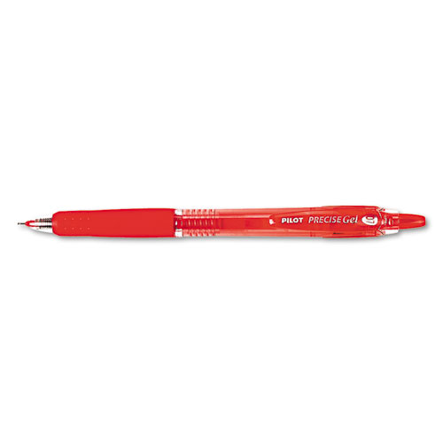 Precise Gel Begreen Retractable Roller Ball Pen, Red Ink, .7mm, Dozen