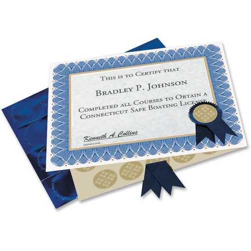 Certificate Kit, Blue Spiral