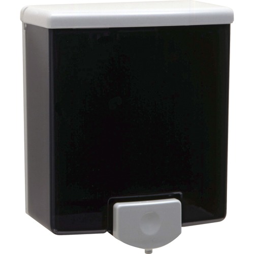 Classicseries Surface-Mounted Soap Dispenser, 40oz, Black/gray