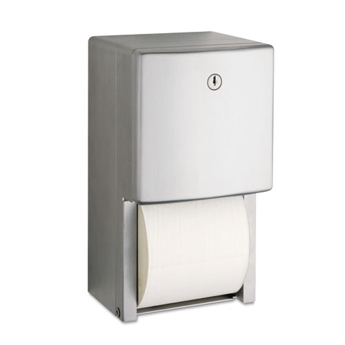 Conturaseries Two-Roll Tissue Dispenser, 6 1/16" X 5 15/16" X 11"