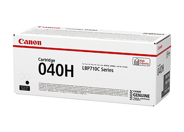 Canon (CRG-040H) Color imageCLASS LBP712Cdn High Yield Black Toner Cartridge (12500 Yield)