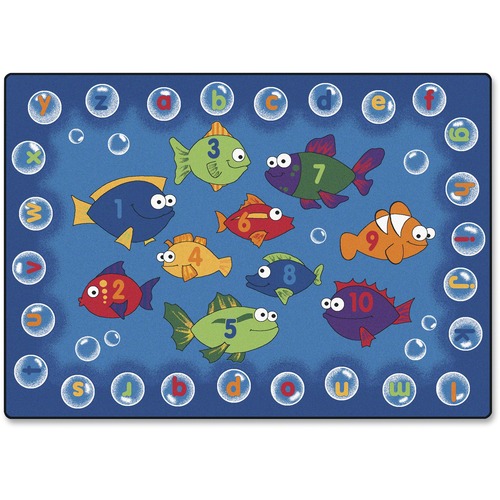Fishing for Literacy Rug, Rectangle, 3'10"x5'5"