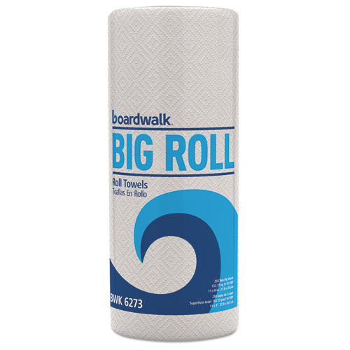 HOUSEHOLD PERFORATED PAPER TOWEL ROLLS, 2-PLY, 11 X 8.5, WHITE, 250/ROLL, 12 ROLLS/CARTON