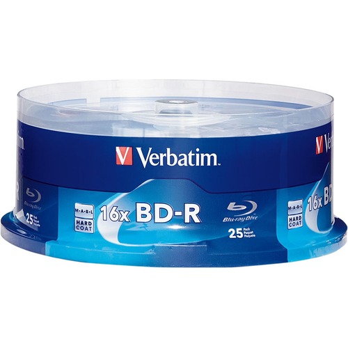Bd-R Blu-Ray Disc, 25gb, 6x, 25/pk