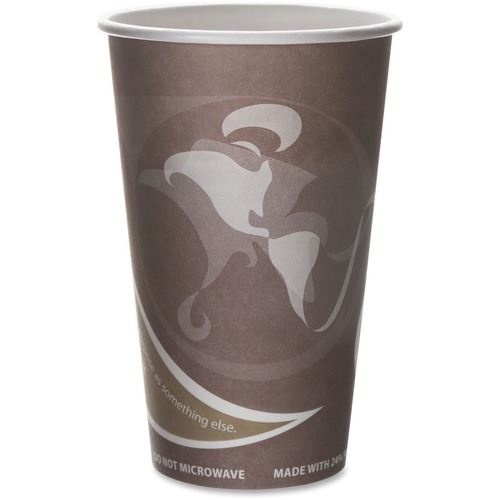 Evolution World 24(percent) Recycled Content Hot Cups - 16oz., 50/pk, 20 Pk/ct