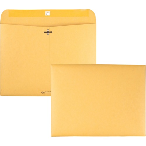 Redi File Clasp Envelope, 12 X 9, Brown Kraft, 100/box