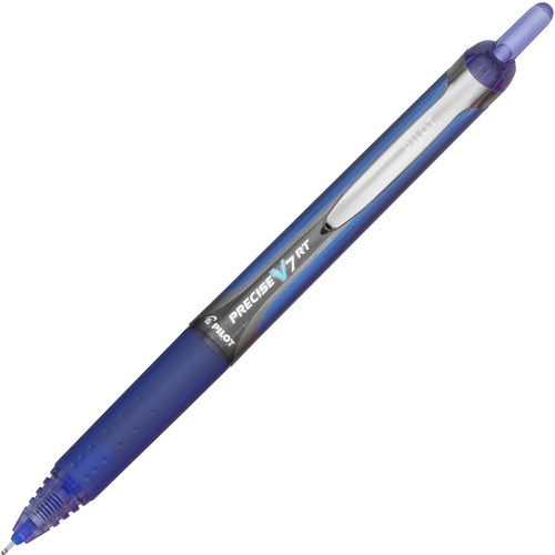 Rollerball Pen, Refillable, Retractable, 0.7mm, Blue