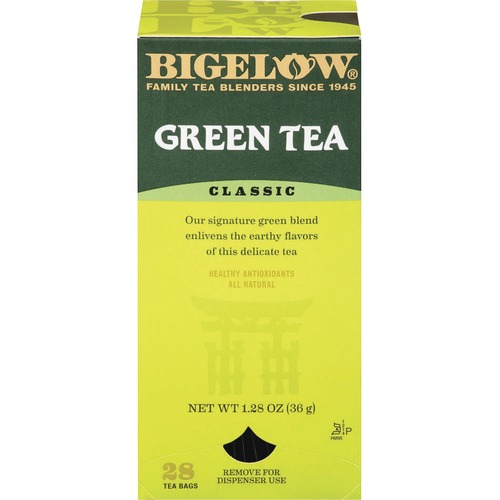 Single Flavor Tea, Green, 28 Bags/box