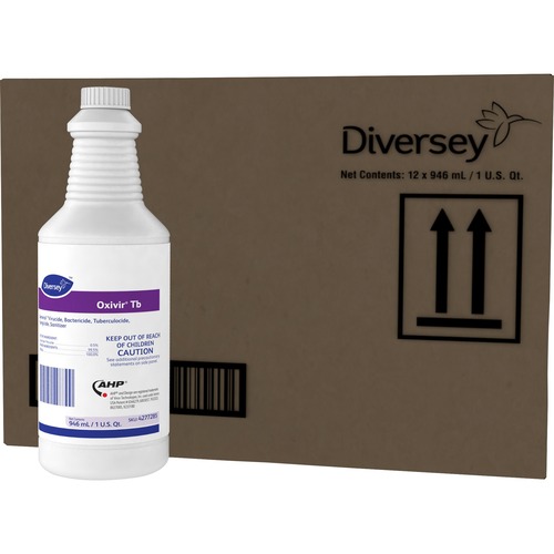 Diversey Care  Disinfectant Cleaner, 32oz., 12/CT, Colorless