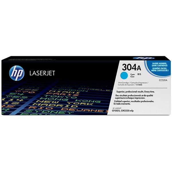 Hewlett-Packard  Print Cartridge, 2800 Page Yield, Cyan