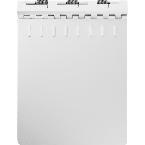 7510002866954, CLIPBOARD BINDER, ALUMINUM, 1/2" CAP., HOLDS 8 1/2 X 11 SHEETS