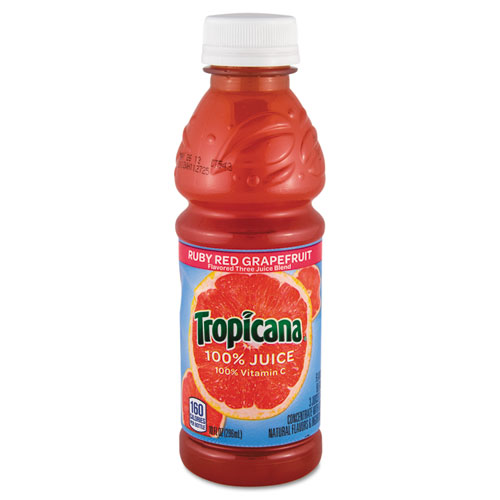 100(percent) Juice, Ruby Red Grapefruit, 10oz Bottle, 24/carton