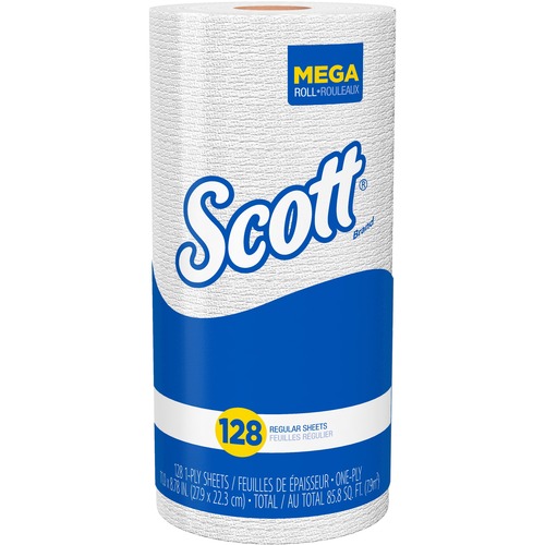 KITCHEN ROLL TOWELS, 11 X 8.75, 128/ROLL, 20 ROLLS/CARTON