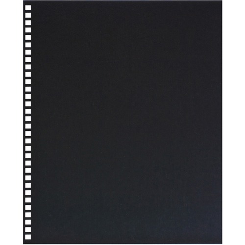 Proclick Pre-Punched Presentation Covers, 11 X 8-1/2, Black, 25/pack