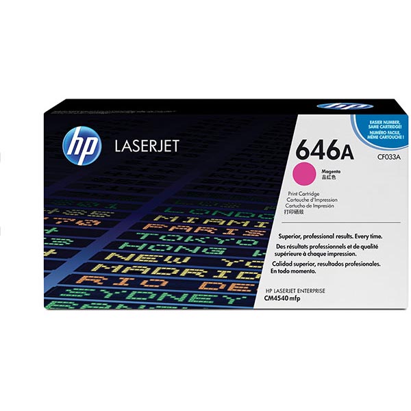 Hewlett-Packard  Toner Cartridge, 12,500 Page Yield, Magenta