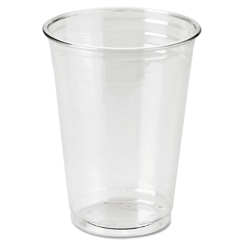 Clear Plastic Pete Cups, Cold, 10oz, Wisesize, 25/pack, 20 Packs/carton