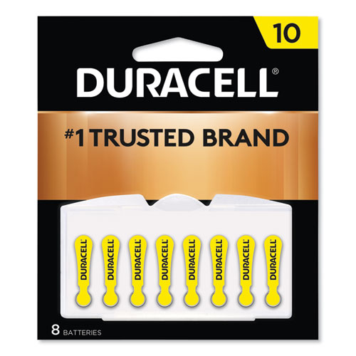 HEARING AID BATTERY, #10, 8/PACK