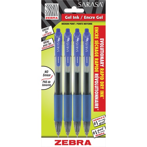 Sarasa Retractable Gel Pen, Assorted Ink, Medium, 14/pack