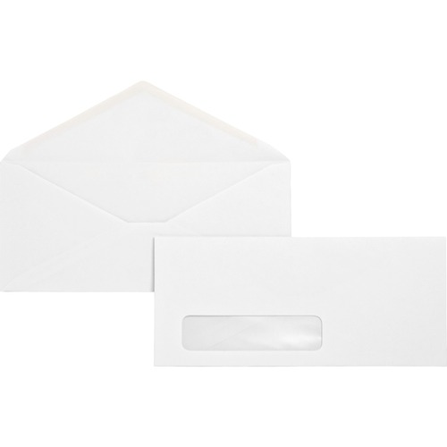 Business Window Envelopes,No.10,4-1/8"x9-1/2",500/BX,WE Wove