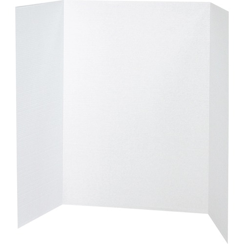 Spotlight Corrugated Presentation Display Boards, 48 X 36, White, 4/carton