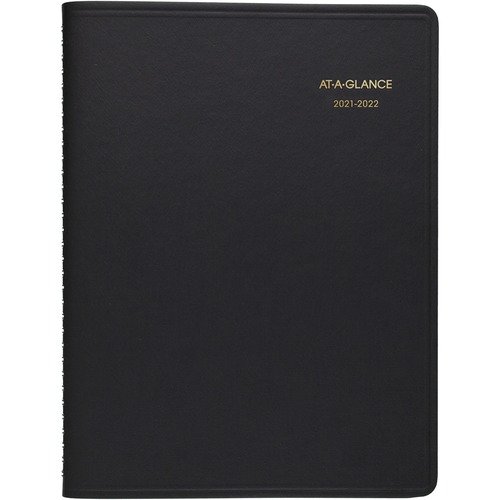 WEEKLY APPOINTMENT BOOK, ACADEMIC, 8 1/4 X 10 7/8, BLACK, 2018-2019