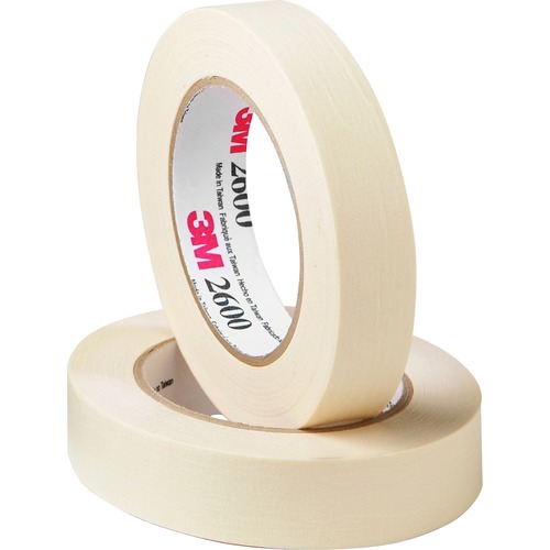 Economy Masking Tape, 1.88" X 60.1yds, 3" Core, Tan