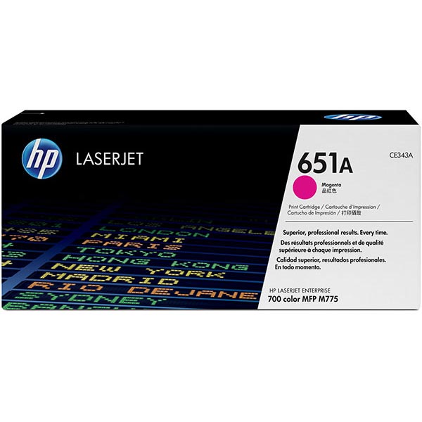 Hewlett-Packard  Toner Cartridge, 16,000 Page Yield, Magenta