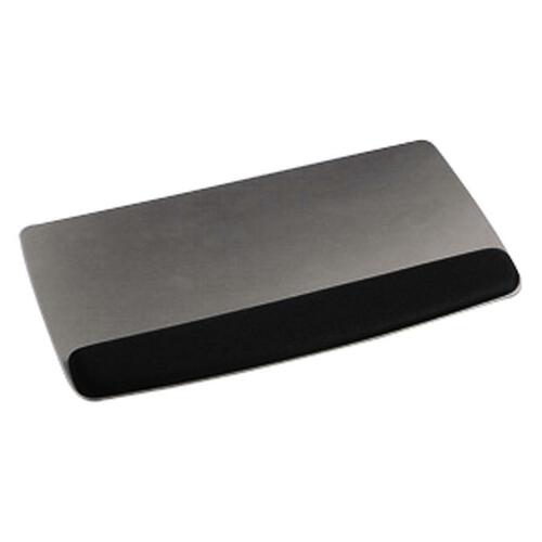 Gel Wrist Rest,f/Keyboard,19-1/2"x10-1/2"x1",BK Leatherette