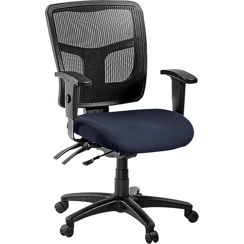 Mid-Back Chair,Ergomesh,25-1/4"x23-1/2"x40-1/2",Periwinkle
