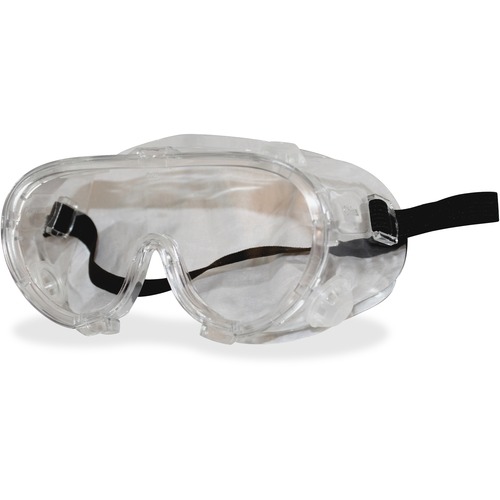 ProGuard  Safety Goggles, w/Vent Caps, UV Protection, 12PR/BX, CL