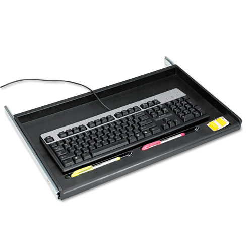 Standard Underdesk Keyboard Drawer, 21 3/8"w X 12 7/8"d, Black