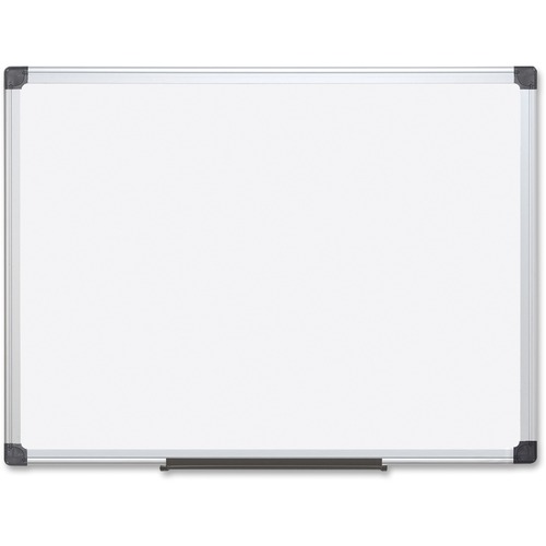 Porcelain Value Dry Erase Board, 48 X 96, White, Aluminum Frame