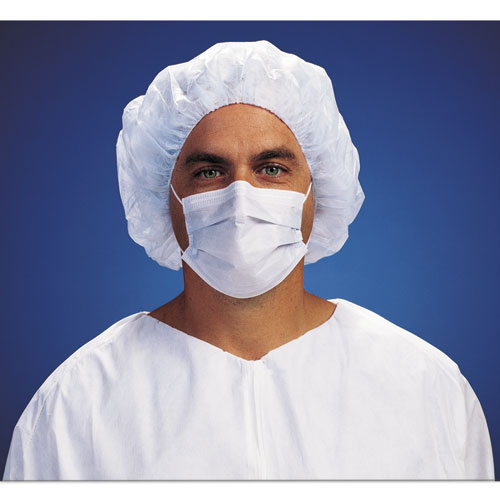 M5 Pleat Style Face Mask With Earloops, Regular, Blue, 50/bag, 12 Bags/carton