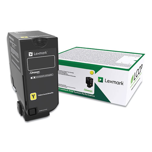 Lexmark CS720 CS725 CX725 Yellow Return Program Toner Cartridge for US Government (3000 Yield) (TAA Compliant Version of 74C10Y0)