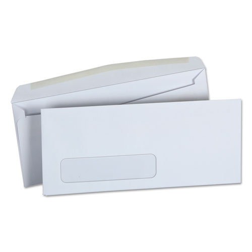 Window Business Envelope, Side, #10, 4 1/8 X 9 1/2, White, 500/box