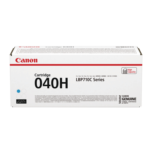 Canon (CRG-040H) Color imageCLASS LBP712Cdn High Yield Cyan Toner Cartridge (10000 Yield)