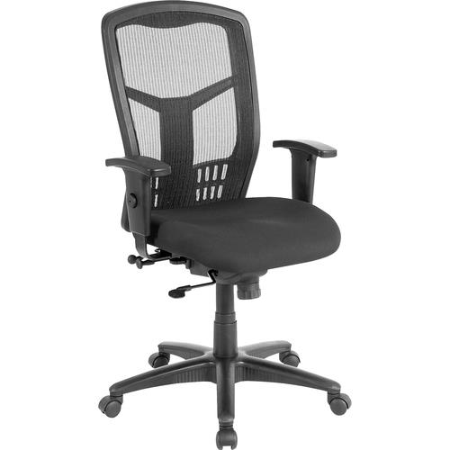 Exec High-Back Swivel Chair, 28-1/2"x28-1/2"x45", Black