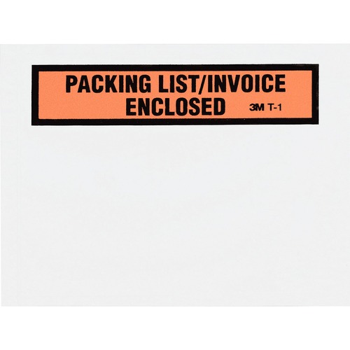 Pack List Envelopes,Wndw,Back-Load,5-1/2"x4-1/2",1000/BX,CL